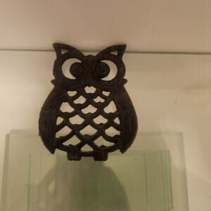 Cast Iron Owl Trivet